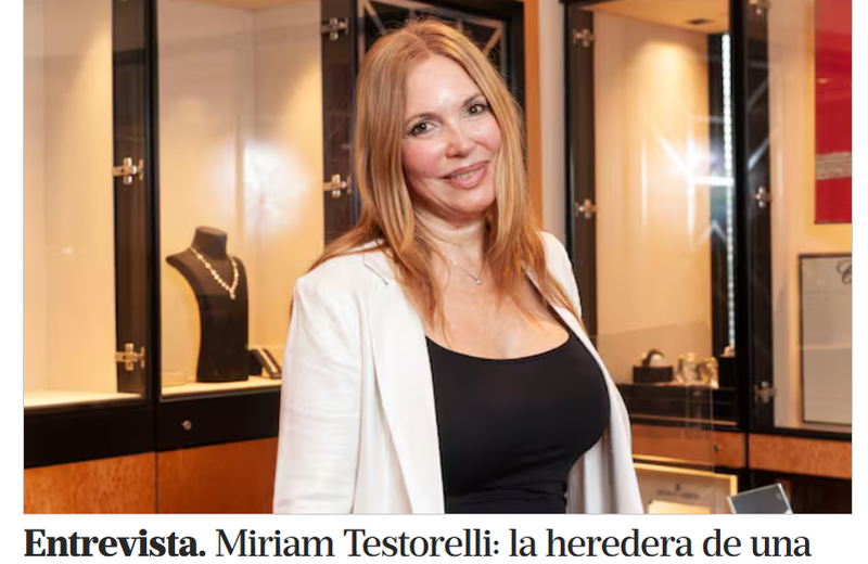 Nota real sobre Miriam Testorelli